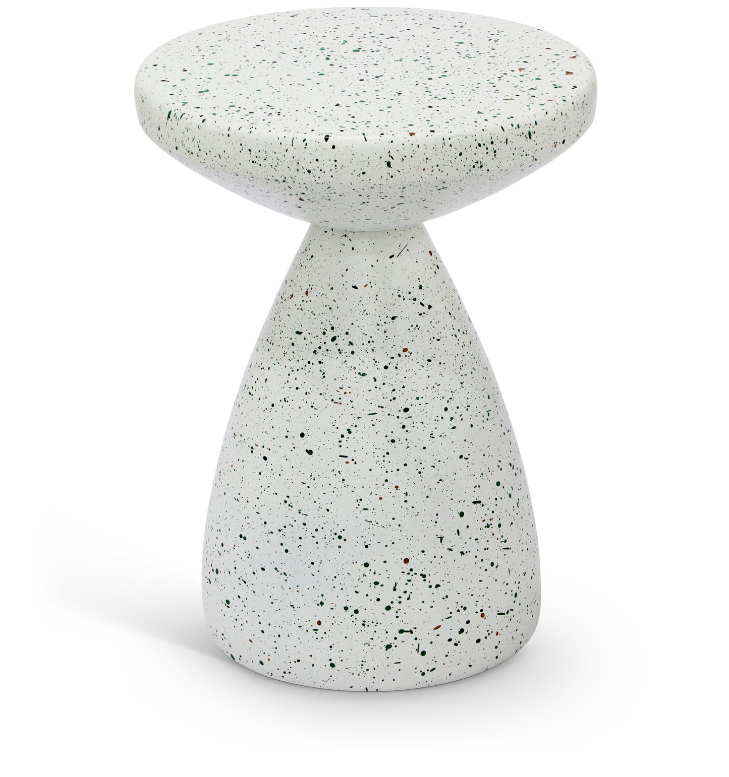Anika Iron Terrazo End Table