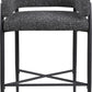 Dame Fabric Upholstered Counter Stool