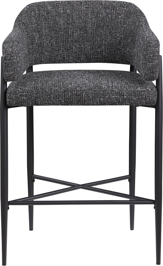 Dame Fabric Upholstered Counter Stool