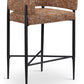 Dame Fabric Upholstered Counter Stool