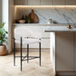 Dame Fabric Upholstered Counter Stool
