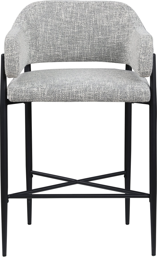 Dame Fabric Upholstered Counter Stool