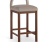 Conrad Velvet Upholstered Counter Stool