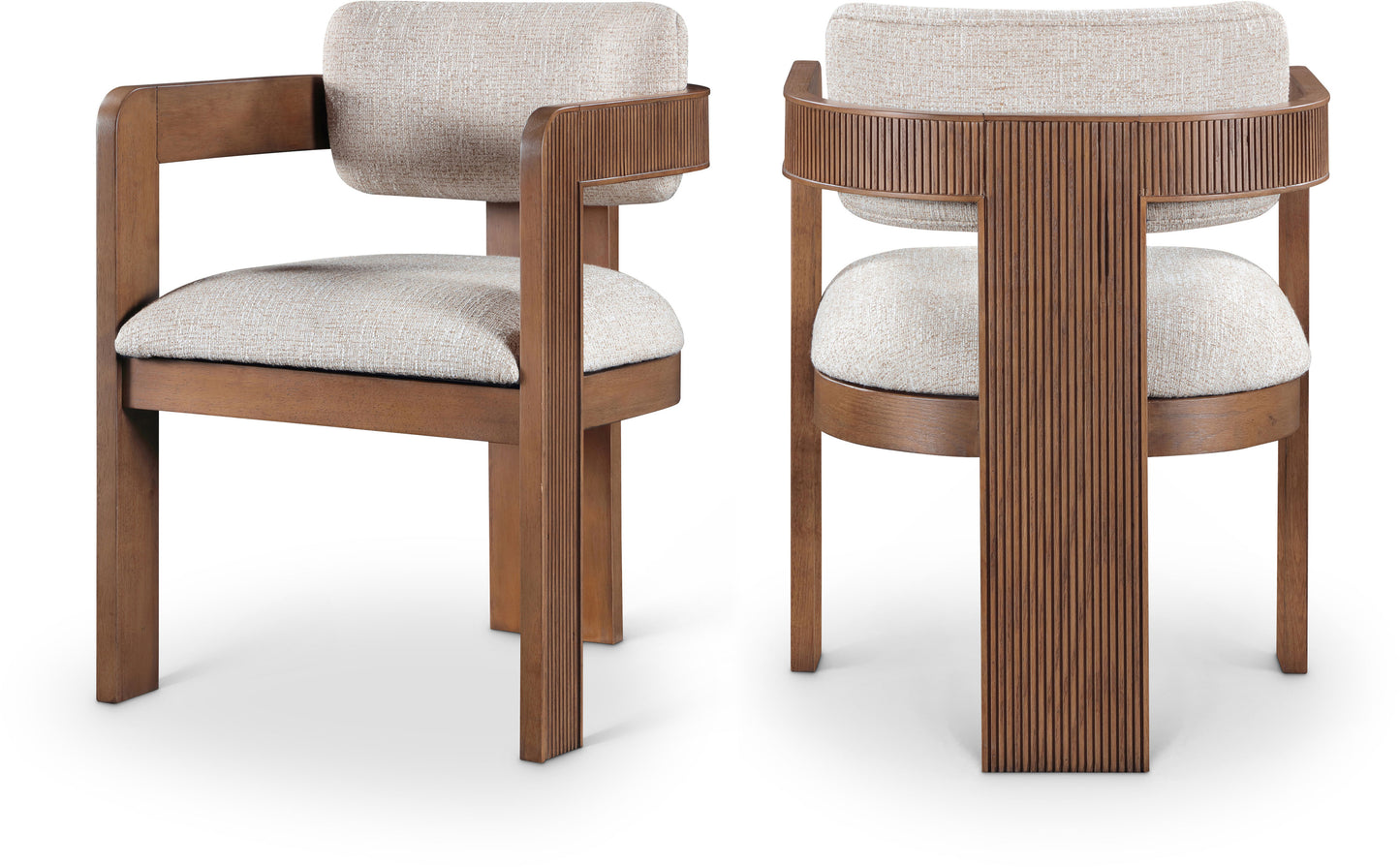 Dame Fabric Upholstered Counter Stool