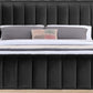 Amara Velvet Upholstered Bed Importada