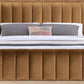 Amara Velvet Upholstered Bed Importada