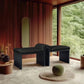 Delphine Vegan Leather Upholstered Bench