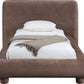 Modena Chenille Fabric Upholstered Bed