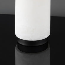 Cargar imagen en el visor de la galería, Sydni Alabaster Pillar Table Lamp
