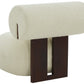 Kamaria Faux Shearling Modern Accent Chair