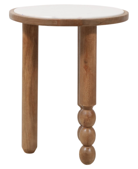 BELLWORTH WHITE TABLE 23 (IN)