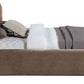 Modena Chenille Fabric Upholstered Bed