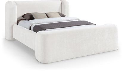 Modena Chenille Fabric Upholstered Bed