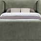 Modena Chenille Fabric Upholstered Bed