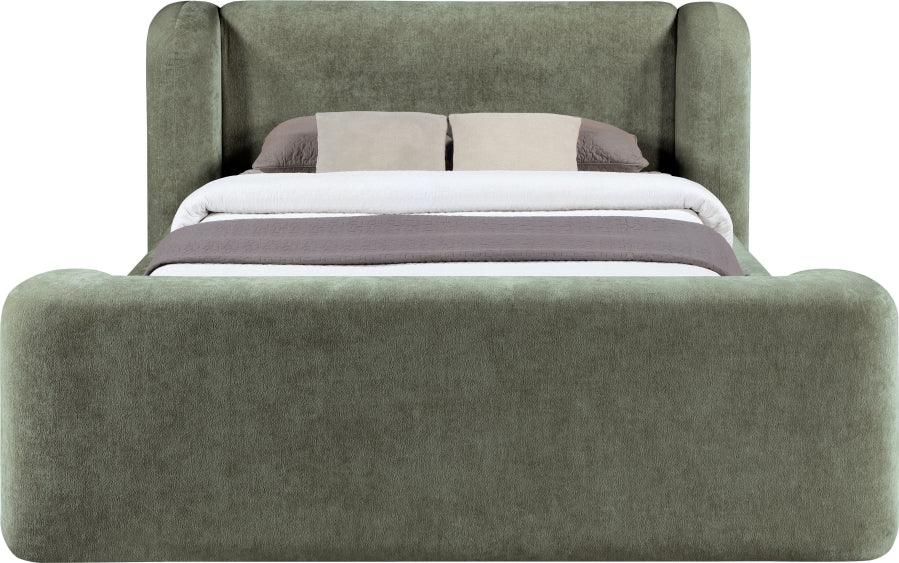 Modena Chenille Fabric Upholstered Bed