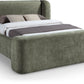 Modena Chenille Fabric Upholstered Bed