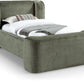 Modena Chenille Fabric Upholstered Bed