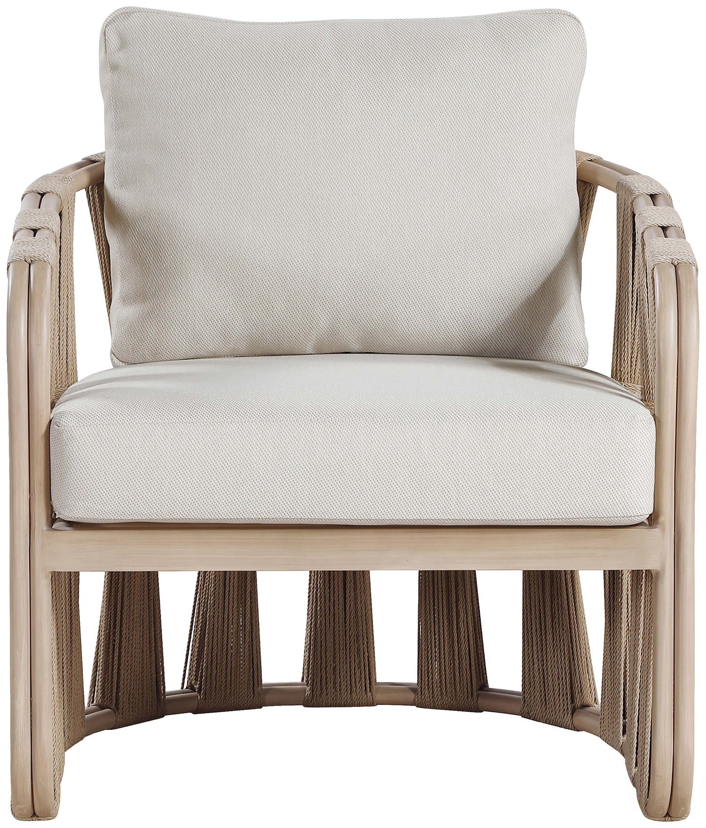 San Pietro Resilient Waterproof Fabric Upholstered Outdoor Patio Chair