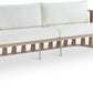 San Pietro 90.5" Resilient Waterproof Fabric Upholstered Outdoor Patio Sofa
