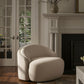 Caspian Chenille Fabric Upholstered Accent Chair