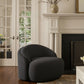 Caspian Chenille Fabric Upholstered Accent Chair
