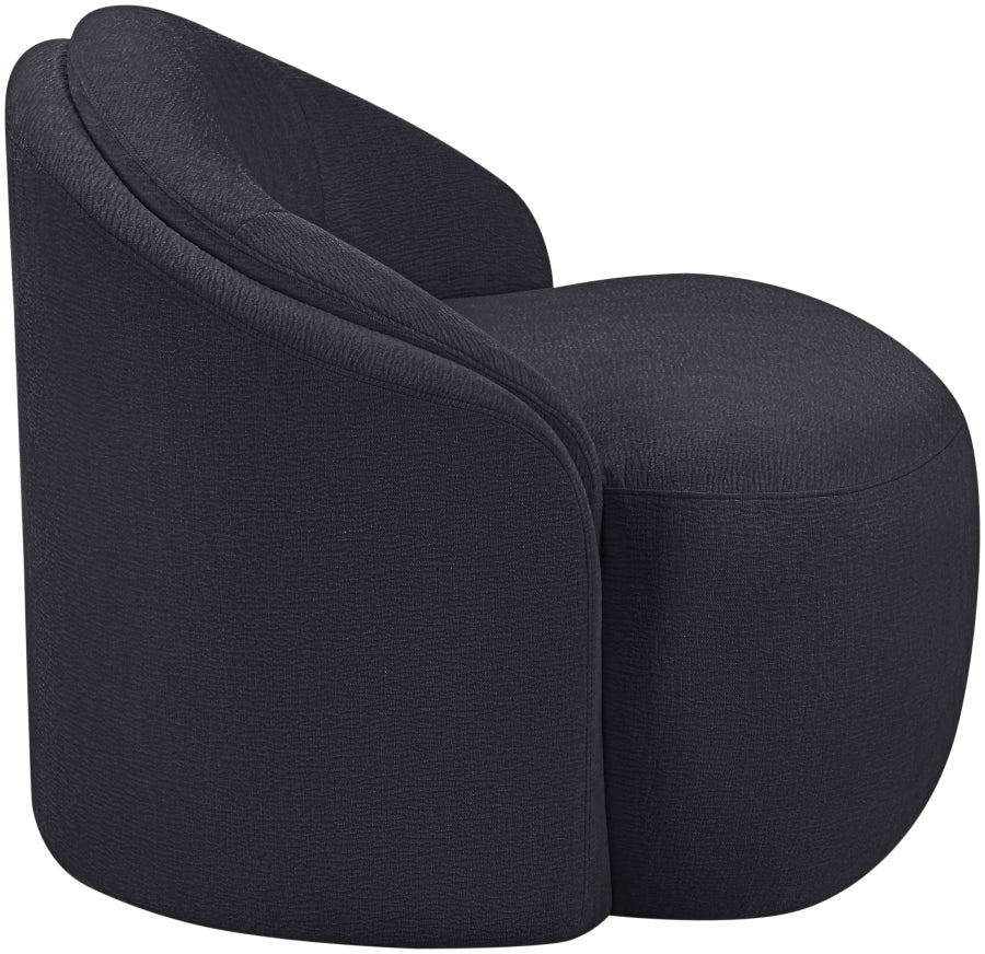 Caspian Chenille Fabric Upholstered Accent Chair