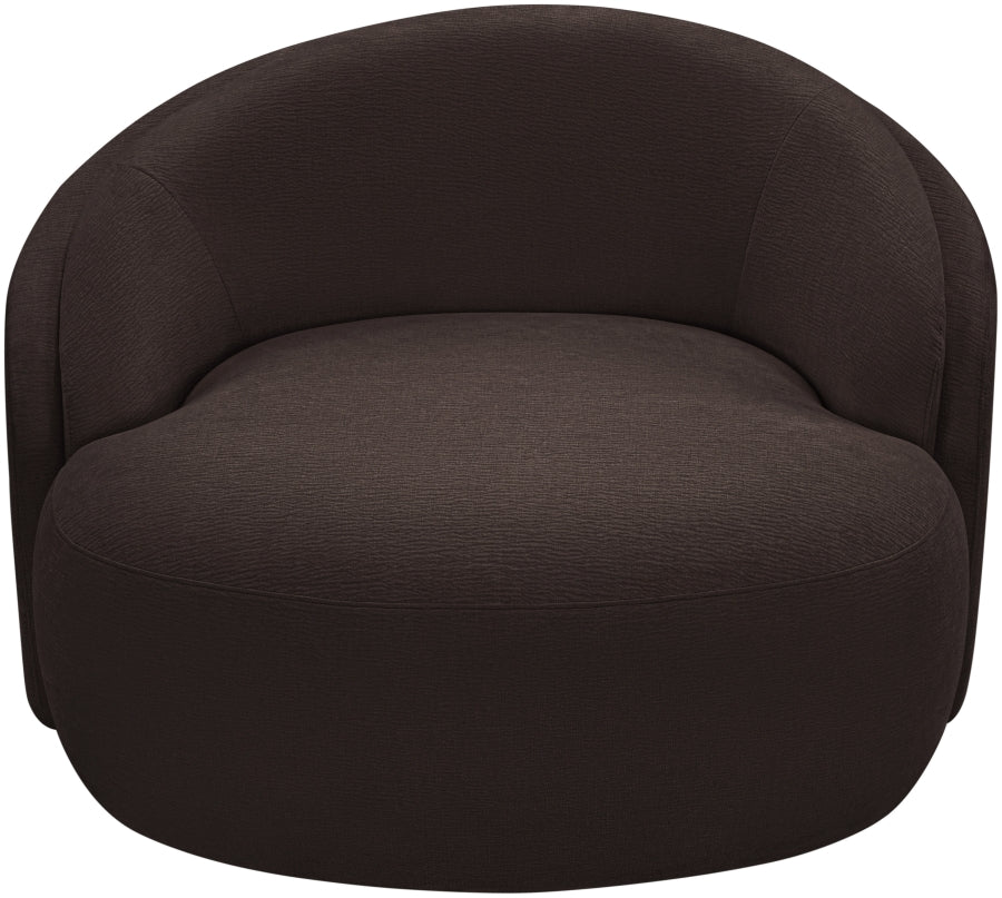 Caspian Chenille Fabric Upholstered Accent Chair