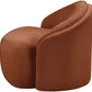 Caspian Chenille Fabric Upholstered Accent Chair