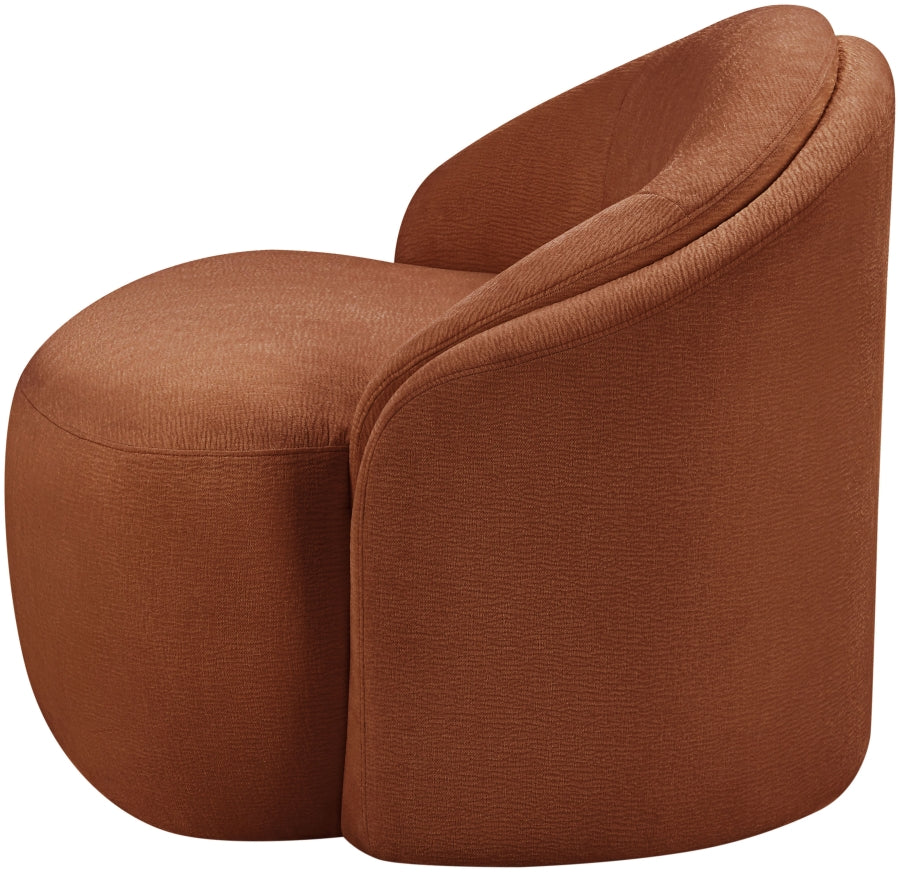 Caspian Chenille Fabric Upholstered Accent Chair