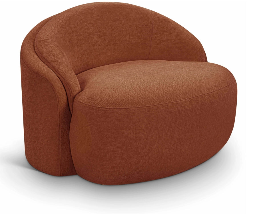 Caspian Chenille Fabric Upholstered Accent Chair