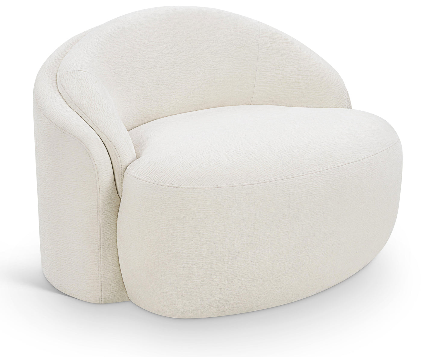 Caspian Chenille Fabric Upholstered Accent Chair