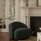 Caspian Chenille Fabric Upholstered Accent Chair