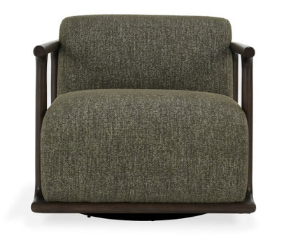 Lucia Swivel Accent Chair Kale Green