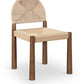 Bohemia Woven Seagrass Cord And Solid Wood Dining Chair