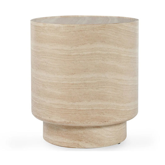 Mckenna Outdoor Round End Table
