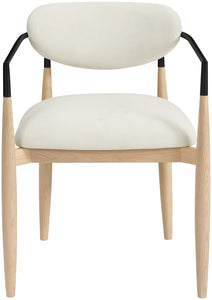 Riccio Performance Fabric Upholstered Dining Arm Chair