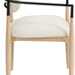 Riccio Performance Fabric Upholstered Dining Arm Chair