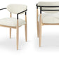 Riccio Performance Fabric Upholstered Dining Arm Chair