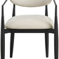 Riccio Performance Fabric Upholstered Dining Arm Chair