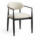 Riccio Performance Fabric Upholstered Dining Arm Chair