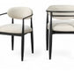 Riccio Performance Fabric Upholstered Dining Arm Chair