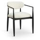 Riccio Performance Fabric Upholstered Dining Arm Chair