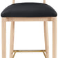 Riccio Vegan Leather Upholstered Counter Stool