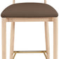 Riccio Vegan Leather Upholstered Counter Stool