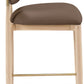 Riccio Vegan Leather Upholstered Counter Stool
