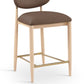 Riccio Vegan Leather Upholstered Counter Stool