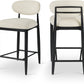 Riccio Fabric Upholstered Counter Stool