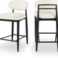 Riccio Fabric Upholstered Counter Stool