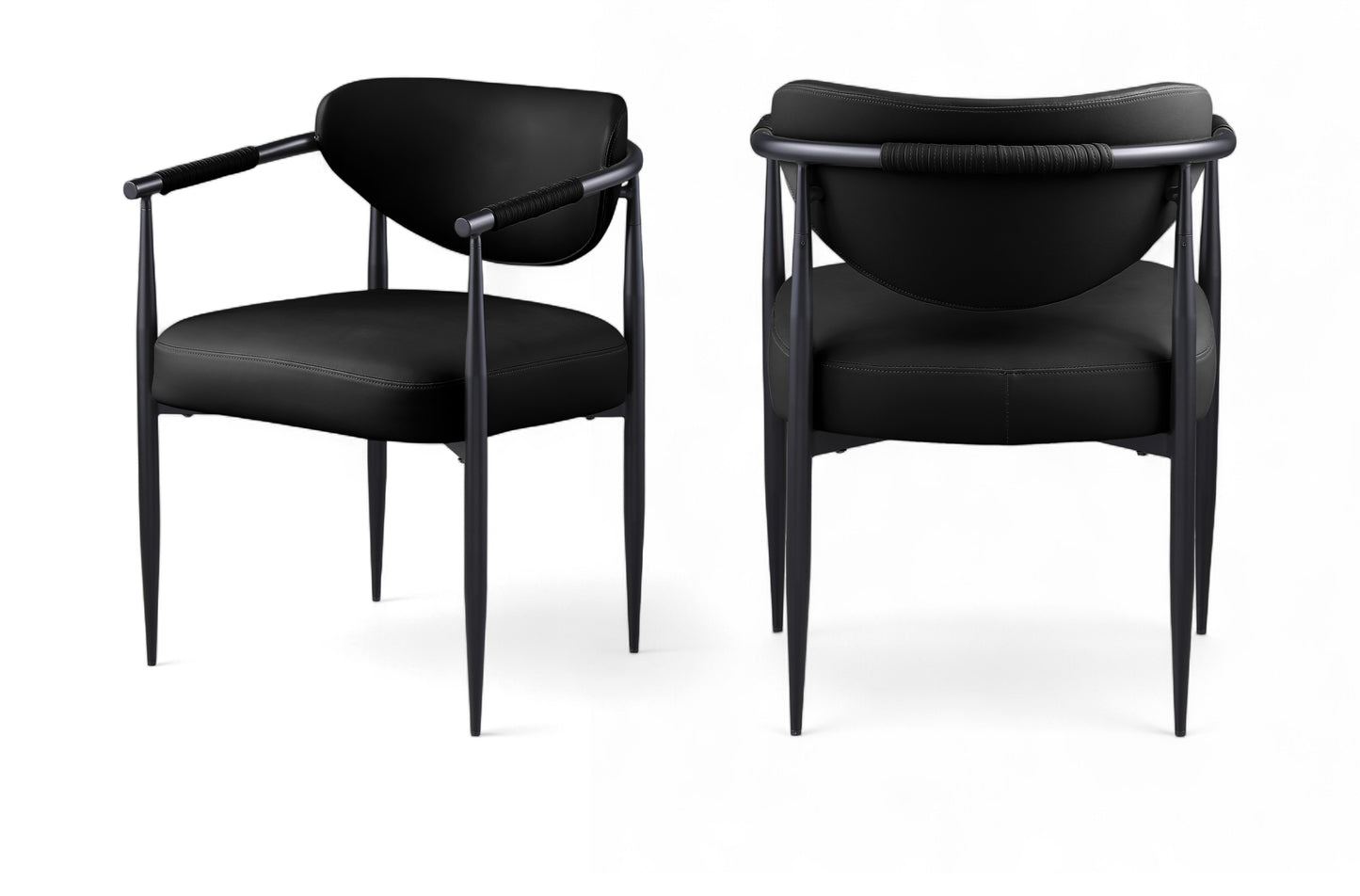 Virella Vegan Leather Upholstered Dining Chair