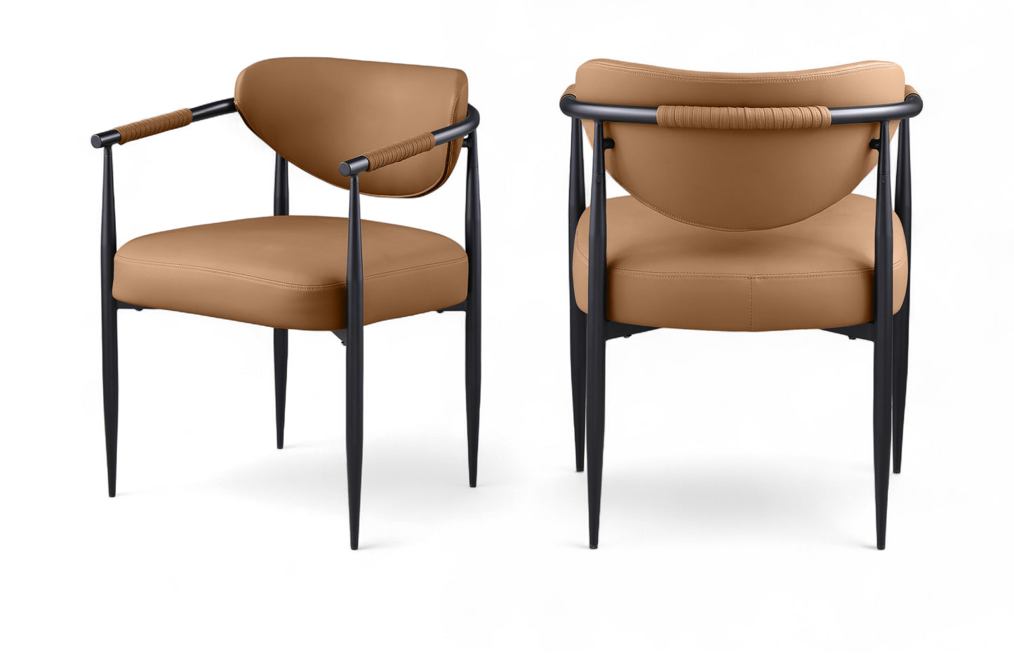 Virella Vegan Leather Upholstered Dining Chair